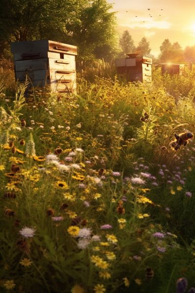 Lush Bee Habitat